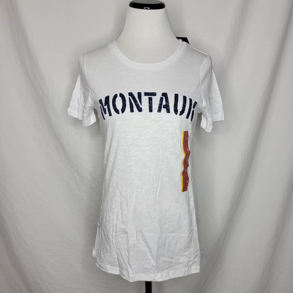 Grayson Threads Montauk Short Sleeve Graphic T-Shirt, White NWT $13 Size Medium - Picture 2 of 6